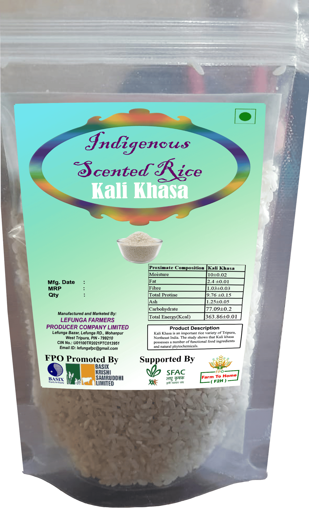 Indigenous Scented Rice | Kali Khasa | 500gm (pack of 3)