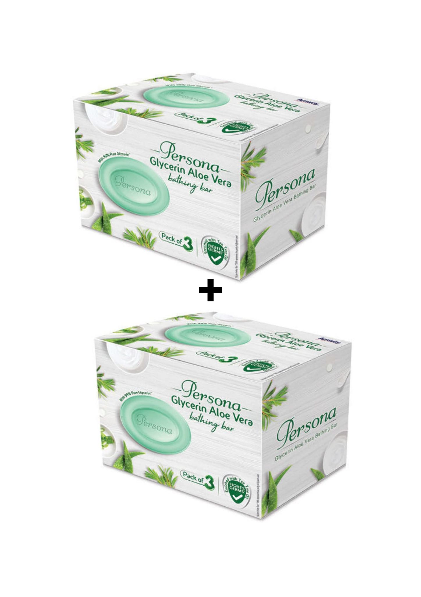 Persona Glycerin Aloe Vera Bathing Bar (Pack of 12)