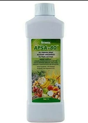 Apsa-80 All Purpose Spray Adjuvant Concentrate for Plants and Crops -1 L