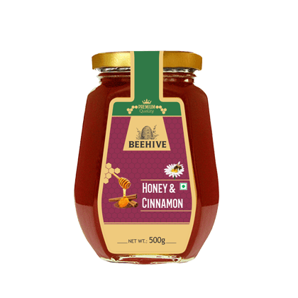 Beehive Cinnamon Honey Pure and Natural, 500 Grams Beehive Cinnamon Honey Pure and Natural, 500 Grams