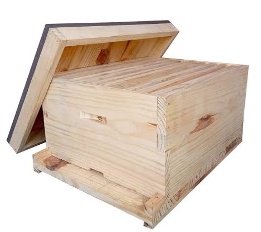 Wooden Bee Hive Box with Frames