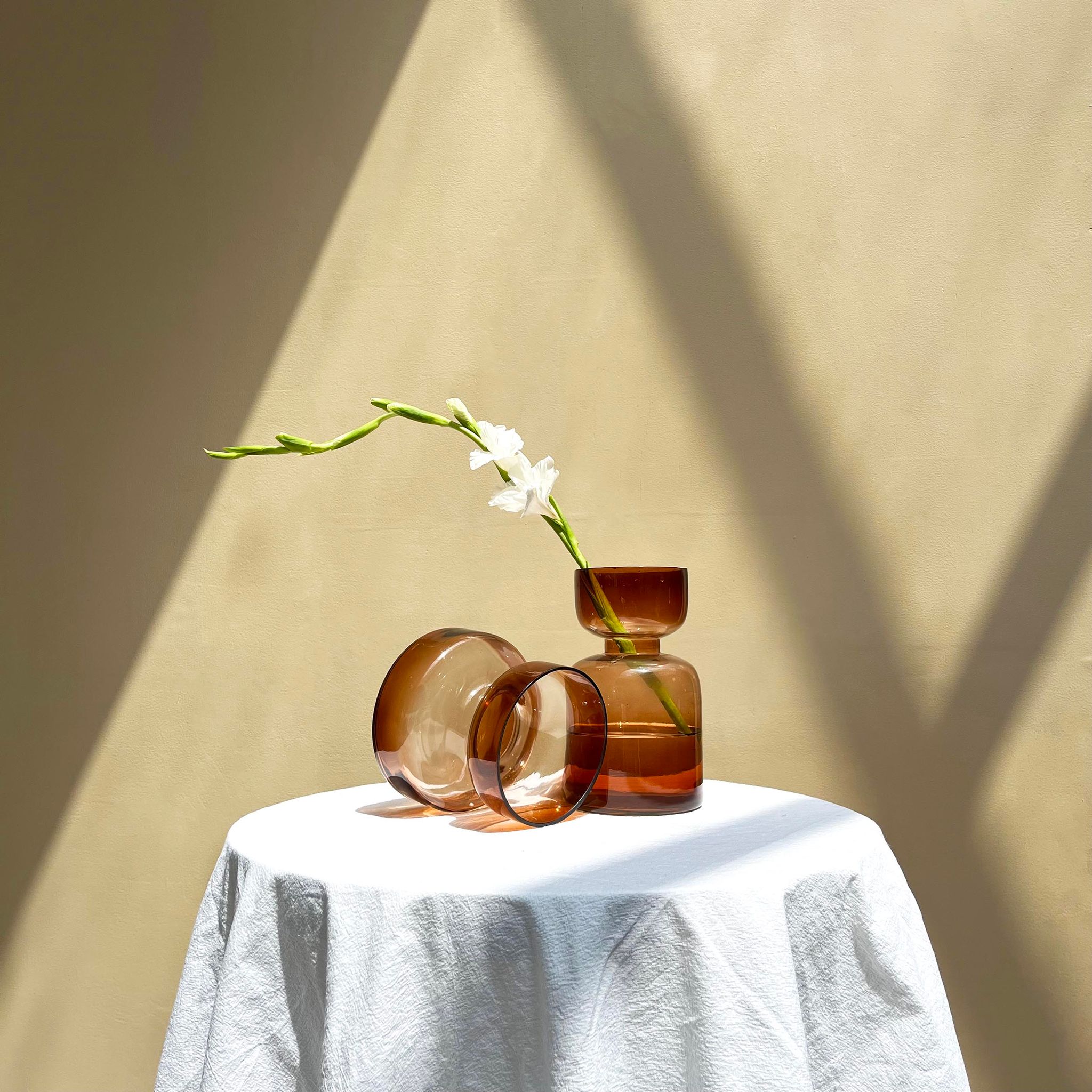 Haze Brown Flower Vase (Set of 2)