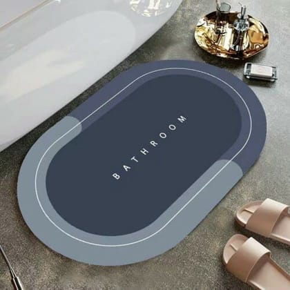 Vaibhavi Bath Mat Water Soak Bathroom Mat Door Mat and Water Quick Drying Absorbent Door Mat, Floor Mat, Doormat, Bathroom Carpet Cushion Mat Absorbent(1, Rubber, Multi-Color)