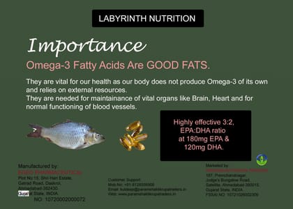 Labyrinth Omega 3 Fish Oil_60 softgel Labyrinth Omega 3 Fish Oil_60 softgel