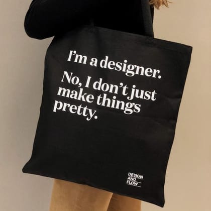 printed cotton tote bag