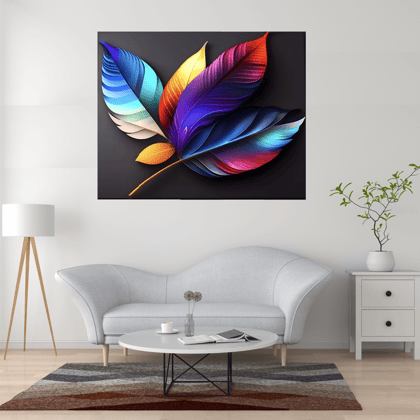 Wall Painting for Living Room | Canvas Printing | Infinity Edge | Modern Art | Vibrant Colour | 30 inch X 48 inch Wall Painting for Living Room | Canvas Printing | Infinity Edge | Modern Art | Vibrant Colour | 30 inch X 48 inch