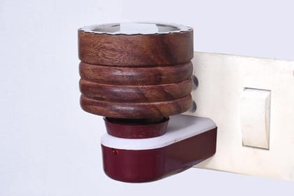 CARTBURG Kapoor Dani - Multipurpose Wooden Wave Electric Incense Burner Plug Camphor Kapoordani With Many Safety Features, Aroma Oil Burner Aroma Diffuser For Loban, Agarbatti in Home, Office, Temple (Wooden Kapoordani) CARTBURG Kapoor Dani - Multipurpose Wooden Wave Electric Incense Burner Plug Camphor Kapoordani With Many Safety Features, Aroma Oil Burner Aroma Diffuser For Loban, Agarbatti in Home, Office, Temple (Wooden Kapoordani)