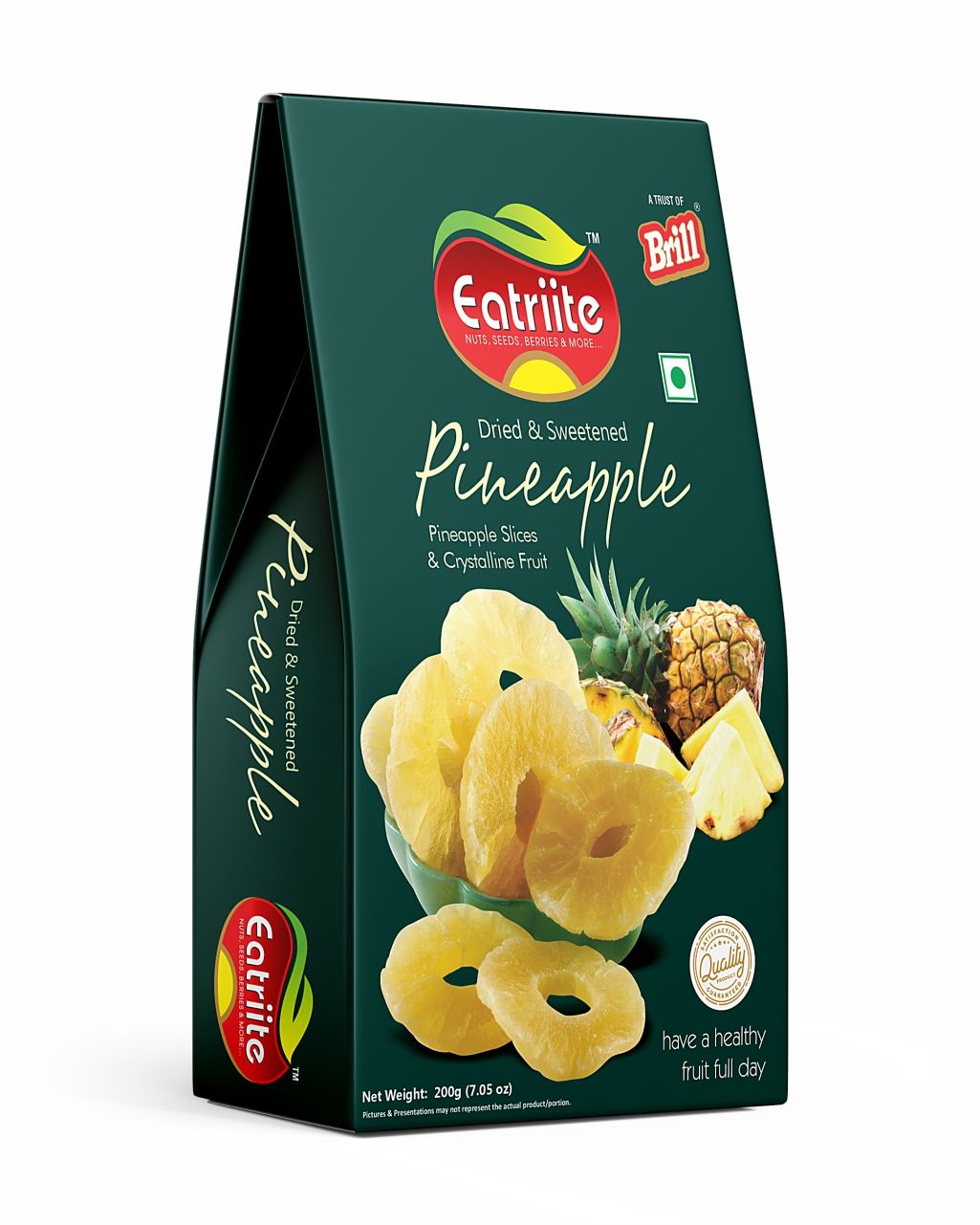 Eatriite Dried & Sweetened Pineapple (200 g)
