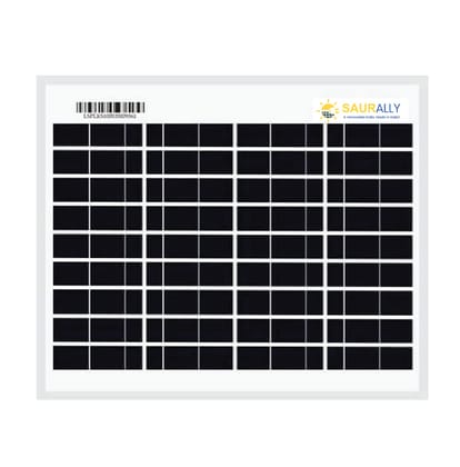 10W, 12V  Saurally Solar Panel MONO PERC