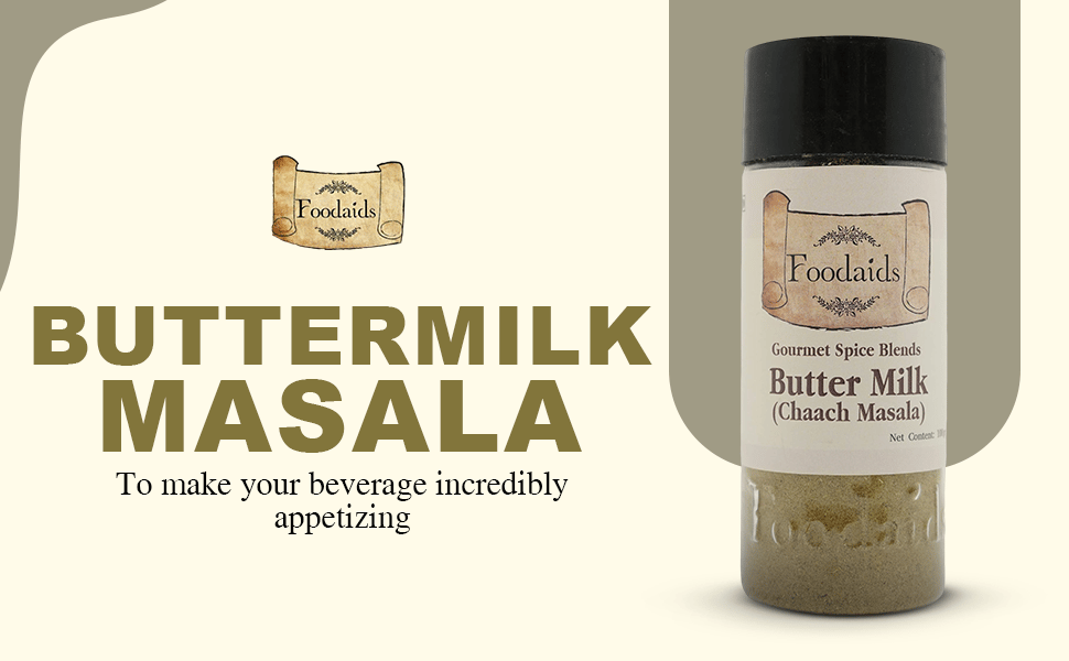 Foodaids Buttermilk Masala / Chaach Masala (100 GM) - Chaas Masala /Help in Digestion