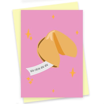 Rack Jack funny romantic greeting card - fortune cookie Rack Jack funny romantic greeting card - fortune cookie