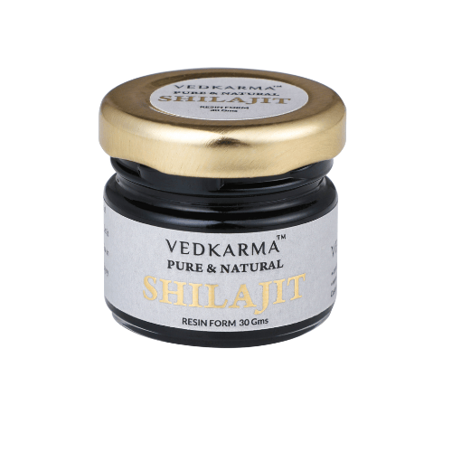VEDKARMA Pure Himalayan Shilajit Resin Form For Strength, Stamina, Energy & Immunity (Pack Of 1 (30 Gm)