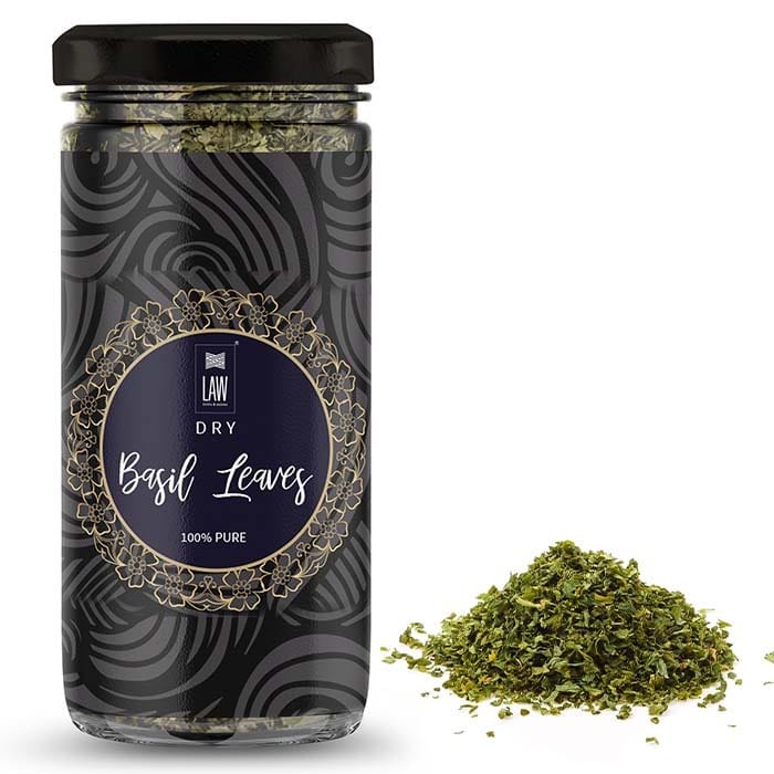 100% Pure & Natural Freeze Dried Basil Leaves – 25 gms (Special Grade Seasoning Herb)