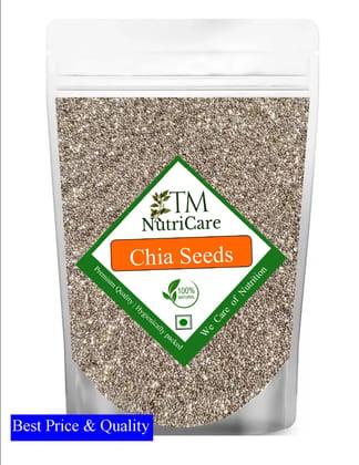 Chia Seeds for weight loss With Omega 3, Calcium, Fiber and Zinc Super food 400 gm