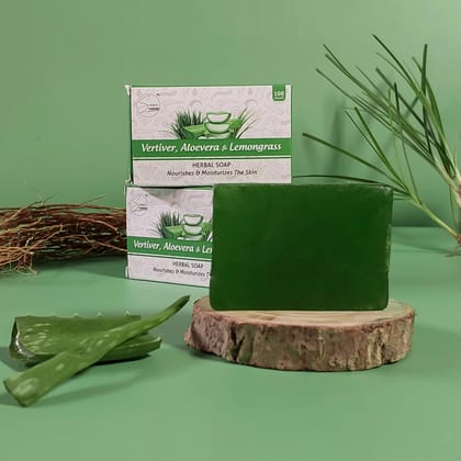 Vetiver Aloevera and Lemongrass Soap Vetiver Aloevera and Lemongrass Soap