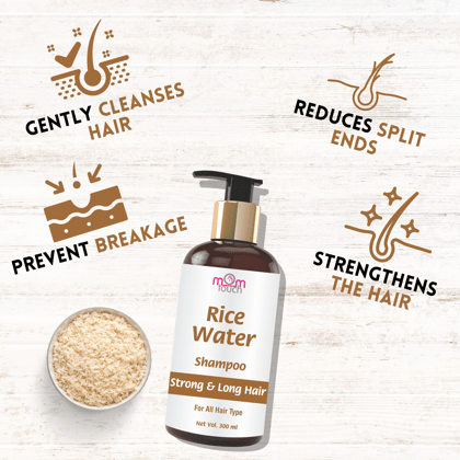 MOM Touch Rice water shampoo Advanced Anti-Dandruff Dermo-Clarifier Shampoo with Dandruff MOM Touch Rice water shampoo Advanced Anti-Dandruff Dermo-Clarifier Shampoo with Dandruff