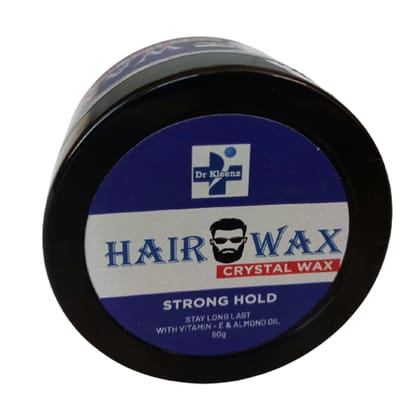 Dr Kleenz Crystal Hair Wax | Strong Hold | Vitamin Enriched | Hair Styling Wax (50gm) Dr Kleenz Crystal Hair Wax | Strong Hold | Vitamin Enriched | Hair Styling Wax (50gm)