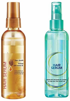 Straightening Repair-Oil Wallnut Oil  & Vitamin B5 & Smoothening High-Gloss Hair serum Macadamia Oil & Vitamin E