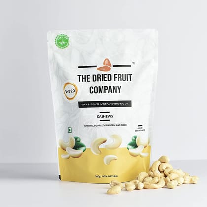 THE DRIED FRUIT COMPANY Cashews Natural Cashew Kaju Kaaju Cashew Nut Unsalted Cashew Whole Cashews In Fresh Dry fruits Nutritious Delicious 500g Pack of 1 THE DRIED FRUIT COMPANY Cashews Natural Cashew Kaju Kaaju Cashew Nut Unsalted Cashew Whole Cashews In Fresh Dry fruits Nutritious Delicious 500g Pack of 1