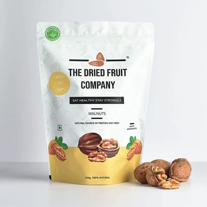 The Dried Fruit Company Walnuts Akhrot Premium 100% Natural Californian Inshell Walnut Kernels Value Pack 500g Healthy High in Antioxidants Naturally Tasty Increases Immunity The Dried Fruit Company Walnuts Akhrot Premium 100% Natural Californian Inshell Walnut Kernels Value Pack 500g Healthy High in Antioxidants Naturally Tasty Increases Immunity