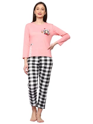 AUREA-333- FULL SLEEVES CARTOON PRINTED T-SHIRT & PYJAMA NIGHT SUIT SET FOR GIRLS & WOMEN AUREA-333- FULL SLEEVES CARTOON PRINTED T-SHIRT & PYJAMA NIGHT SUIT SET FOR GIRLS & WOMEN