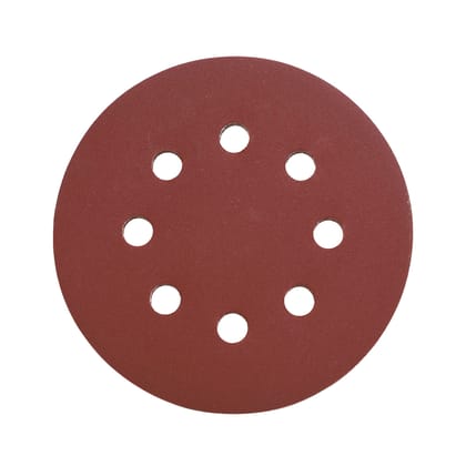 H9 Round Sandpaper 8-Hole Hook & Loop Sanding Disc 5 inch for Orbital Circular Sander 125mm (P36 / P40, (Pack of 25)