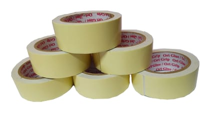 Sabhyatam Double Sided Adhesive Foam Tape for decoration, stationary, crafts, repairs and more (Length 2 mts approx, Width 40 mm and Thickness 2 mm) (Pack of 6) Sabhyatam Double Sided Adhesive Foam Tape for decoration, stationary, crafts, repairs and more (Length 2 mts approx, Width 40 mm and Thickness 2 mm) (Pack of 6)