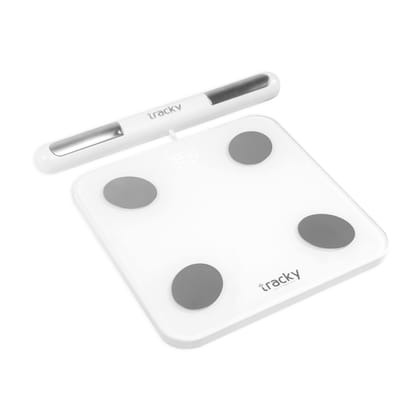 Tracky Advance Body Composition Scale with 8 Electrodes | Essential Body Parameters | Full Body Segmental Analysis | Smart Body Fat Analyzer | Tracky Advance Body Composition Scale with 8 Electrodes | Essential Body Parameters | Full Body Segmental Analysis | Smart Body Fat Analyzer |