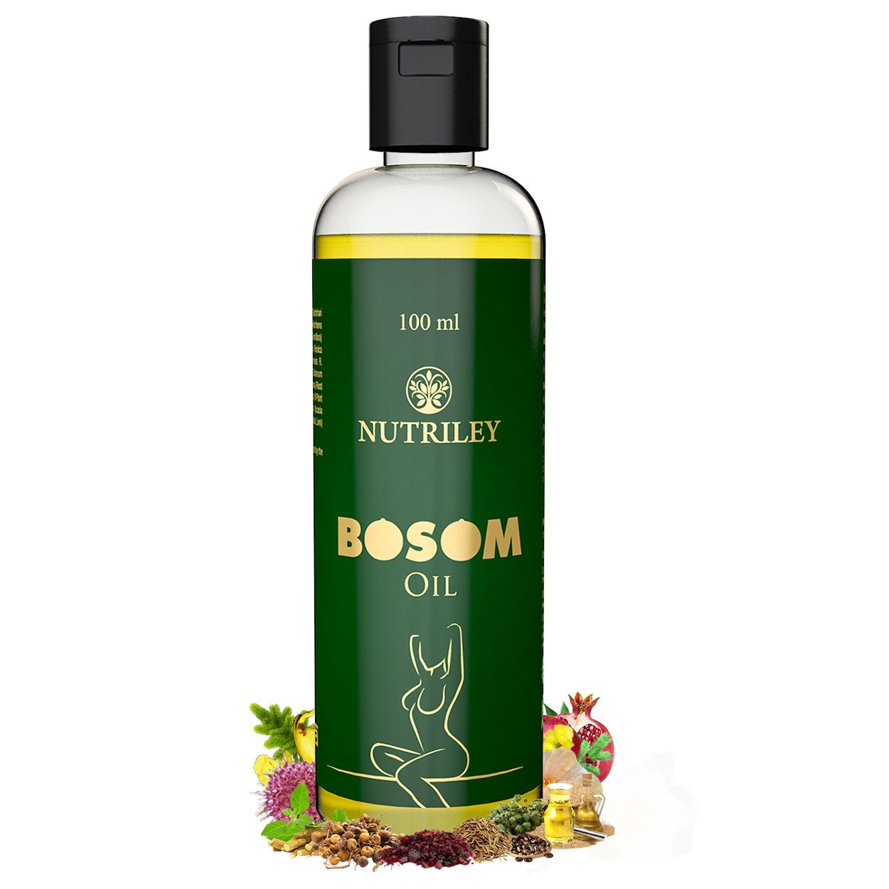 Nutriley Bosom - Breast Enlargement Oil (100 ML)