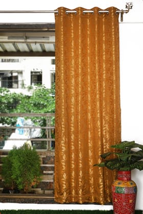 Parda online 274 cm (9 ft) Jacquard Fabric Leaf Design Eyelet Window Curtain | Beige Colour (Pack of 4) | Fine Blended Jacquard Fabric | for Living Rooms & Bedrooms | 274 L x 121 W Centimeters Parda online 274 cm (9 ft) Jacquard Fabric Leaf Design Eyelet Window Curtain | Beige Colour (Pack of 4) | Fine Blended Jacquard Fabric | for Living Rooms & Bedrooms | 274 L x 121 W Centimeters