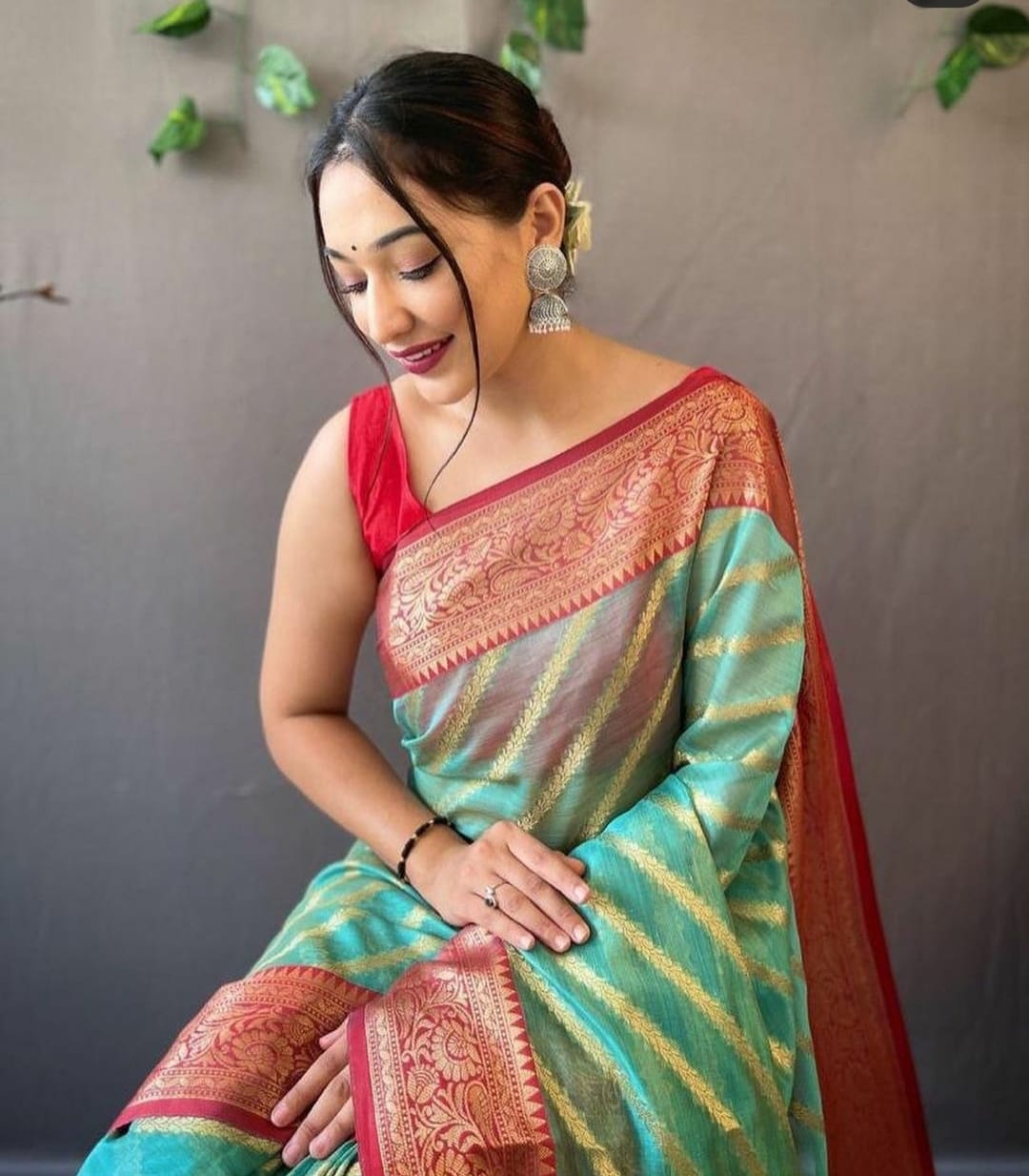 Leheriya saree.