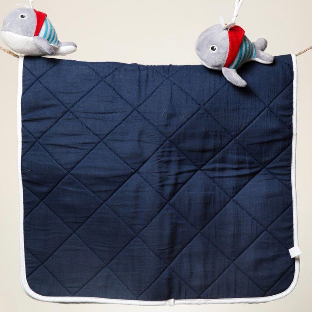 Multi-purpose Cushioned Protective Mat for baby - Set of 2 (Navy Blue)