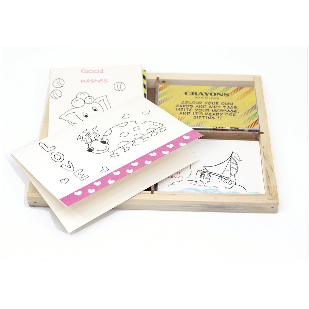 DIY Kids Greetings Cards and Tags Set