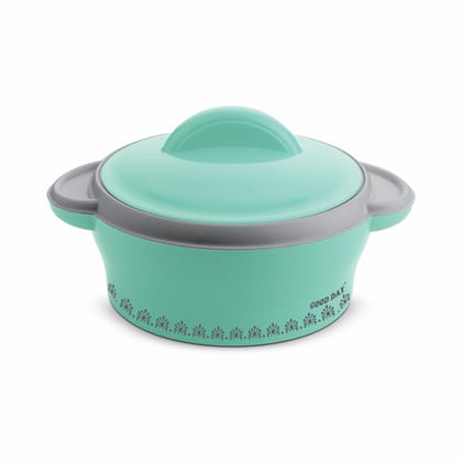 GOODDAY ECO GRACE 2500 GREEN PLASTIC INSULATED CASSEROLE WITH INNER STAINELESS STEEL,. GOODDAY ECO GRACE 2500 GREEN PLASTIC INSULATED CASSEROLE WITH INNER STAINELESS STEEL,.