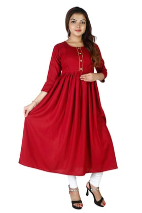 MAHIRA 'S COMFORT Maternity Gown: Stylish Rayon Feeding Kurti for Pregnancy and Breastfeeding MAHIRA 'S COMFORT Maternity Gown: Stylish Rayon Feeding Kurti for Pregnancy and Breastfeeding