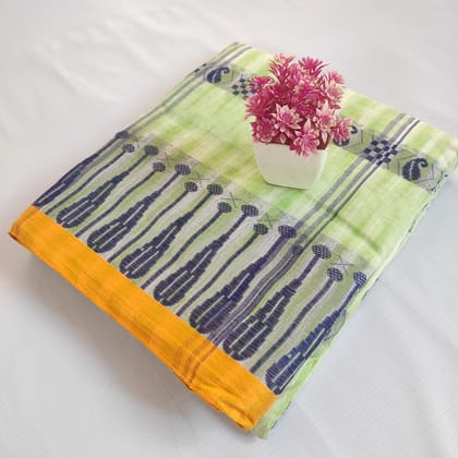 ORIGINAL TANT COTTON SAREE FOR WOMEN -MINT GREEN ORIGINAL TANT COTTON SAREE FOR WOMEN -MINT GREEN
