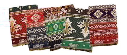 Mandhania Solance Solapur Chaddar Authentic Designed 100% Cotton Dailyuse Single Bed Blanket Pack of 5