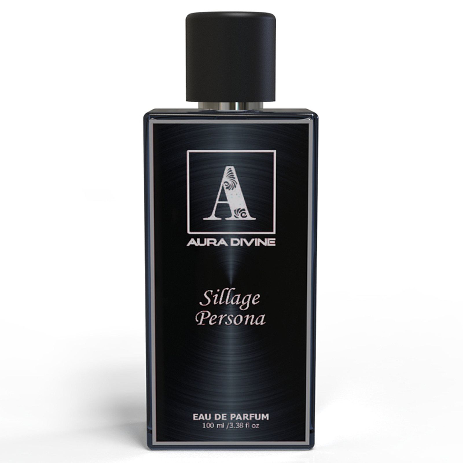 Aura Divine Sillage Persona EDP Premium evergreen perfume gift for Men & Women| Long Lasting Fragrance |Eau de Parfum| Amber, Musk, Woody Strong Summer Scent - 100 ml