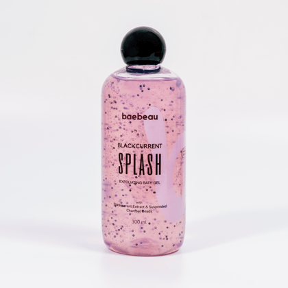 Baebeau Blackcurrent Splash Exfoliating Bath Gel