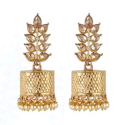 Traditional Jhuka Reverse Ad Jhumka Earrings.