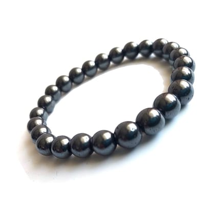 KITREE NATURAL HEMATITE CRYSTAL REIKI HEALING FENG -SHUI BRACELET 8MM FOR MENS AND WOMENS (COLOR DARK GREY) KITREE NATURAL HEMATITE CRYSTAL REIKI HEALING FENG -SHUI BRACELET 8MM FOR MENS AND WOMENS (COLOR DARK GREY)