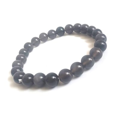 KITREE ENERGISED NATURAL BLACK OBSIDIAN CRYSTAL BRACELET FOR MENS AND WOMENS (COLOR BLACK) KITREE ENERGISED NATURAL BLACK OBSIDIAN CRYSTAL BRACELET FOR MENS AND WOMENS (COLOR BLACK)