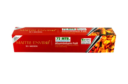 MAITRI ENVIRO ALUMINIUM FOIL 72 Mtr. 11 MICRON MAITRI ENVIRO ALUMINIUM FOIL 72 Mtr. 11 MICRON
