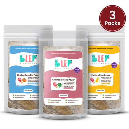 BLEP Dog Food 100g Combo Pack (3 packs of 100g) BLEP Dog Food 100g Combo Pack (3 packs of 100g)
