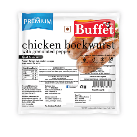 BUFFET CHICKEN BOCKWURST 400