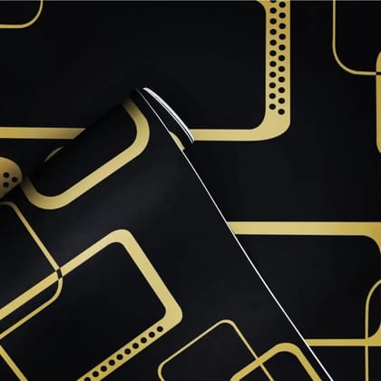 Wall Paper for Wall Decor - 3D Wall Sticker for Bedroom - Self Adhesive - Peel & Stick - Wallpaper for Walls (40cm x 1000cm, Black Gold 3D, 1, Wallpaper Roll) Wall Paper for Wall Decor - 3D Wall Sticker for Bedroom - Self Adhesive - Peel & Stick - Wallpaper for Walls (40cm x 1000cm, Black Gold 3D, 1, Wallpaper Roll)