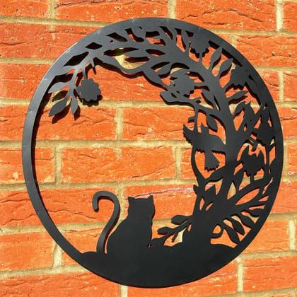 EU Metal Wall Art with LED Light for Home Decor - Unique Wall Art Decor for Living Room,Art Room and Temple/Kids Room -Stylish Wall Hangings and Decorative Items to Elevate Your Space (Cat) EU Metal Wall Art with LED Light for Home Decor - Unique Wall Art Decor for Living Room,Art Room and Temple/Kids Room -Stylish Wall Hangings and Decorative Items to Elevate Your Space (Cat)
