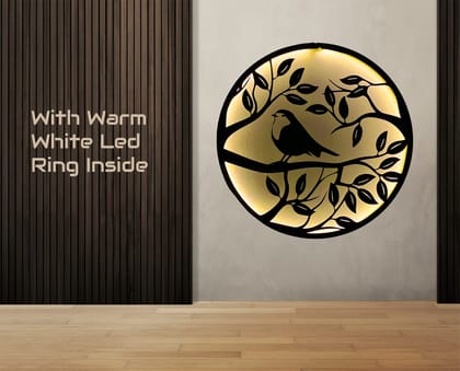 EU Metal Wall Art with LED Light for Home Decor - Unique Wall Art Decor for Living Room,Art Room and Temple/Kids Room -Stylish Wall Hangings and Decorative Items to Elevate Your Space (Bird) EU Metal Wall Art with LED Light for Home Decor - Unique Wall Art Decor for Living Room,Art Room and Temple/Kids Room -Stylish Wall Hangings and Decorative Items to Elevate Your Space (Bird)