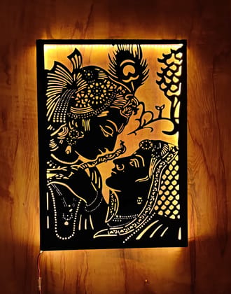 EU Radiant Radha Krishna LED Metal Wall Art: Perfect D�cor & Gifts for Living Room,Bedroom,Office,Kids,Anniversaries & More-Shop Paintings, Frames, Signs, Collectibles & Accessories at Home (50X40cm) EU Radiant Radha Krishna LED Metal Wall Art: Perfect D�cor & Gifts for Living Room,Bedroom,Office,Kids,Anniversaries & More-Shop Paintings, Frames, Signs, Collectibles & Accessories at Home (50X40cm)