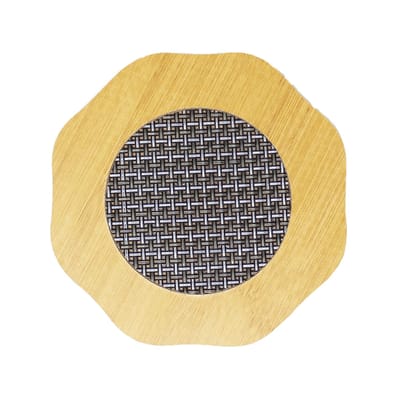 Shree Enterprise Non-Slip Natural Bamboo Wooden Kitchen, Tabletop Heating Insulation, Resistant Dining Table Coaster Trivet Place Mat Pad, Pan Pot Holder (Octagon) (Pack of 6) Shree Enterprise Non-Slip Natural Bamboo Wooden Kitchen, Tabletop Heating Insulation, Resistant Dining Table Coaster Trivet Place Mat Pad, Pan Pot Holder (Octagon) (Pack of 6)